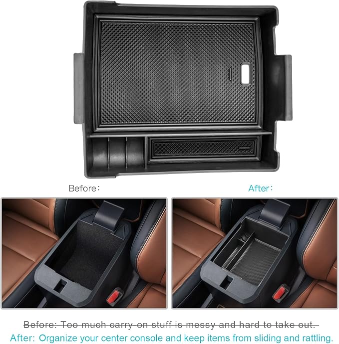 Maverick Center Console Organizer for 2022 2023 2024 2025 2026 Ford Maverick Truck Accessories Central Console Armrest Tray Storage Box Insert Tray Coin Container