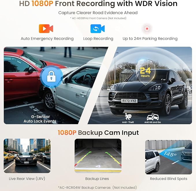 S8 Gen4 7" Android Double DIN Car Stereo with 4G LTE, Wireless CarPlay & Android Auto, QLED Touchscreen, DSP 4V Pre-Outs, Optical Out, HDMI in/Out, GPS Tracker, LED Sync Bar, S84G2D7PB