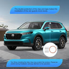 in Channel Rain Guard for Honda CR-V (CRV) 2023 2024 2025 2026, Window Deflectors Window Visors Rain Sun Wind Guards Shade Deflectors for Cars, Light Smoky Blue, 4PCS