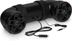 ATV6.5B ATV UTV Weatherproof Sound System - 6.5 Inch Speakers, 1.5 Inch Tweeters, Built-in Amplifier, Bluetooth, Easy Installation for 12V Vehicles