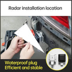 Car Blind Spot Detection System, 24GHz Millimeter Wave Radar Sensor Blind Spot Monitoring System Kit, Universal Car SUVs Trucks RVs Lane Changing Warning with Reversing Radar Parking System