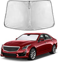 Windshield Sunshade Compatible for Cadillac CTS 2014-2017 2018 2019, Sun Visor for Front Windshield & Window Sun Shade Cover, UV Heat Blocker & Protector, Car Accessories