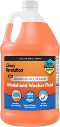Advanced All Season Windshield Washer Fluid Ultra Low VOC Formula - Extreme -27°F Winter Protection - Made in USA