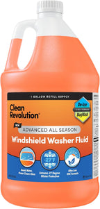 Advanced All Season Windshield Washer Fluid Ultra Low VOC Formula - Extreme -27°F Winter Protection - Made in USA