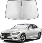 Windshield Sunshade Compatible for Infiniti Q50 2014-2022 2023 2024, Sun Visor for Front Windshield & Window Sun Shade Cover, UV Heat Blocker & Protector, Car Accessories