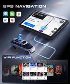 4G+64G Android 15 Car Stereo for Honda Fit 2008-2013 with Wireless Carplay Android Auto, 10.1 Inch 1280 * 720 Touch Screen GPS/WiFi/Bluetooth 5.0/FM/32EQ/SWC/Backup Camera