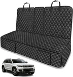 Dog Car Seat Cover for Back Seat Compatible with Jeep Grand Cherokee/Grand Cherokee L 2011-2025 2026 Accessories, Waterproof & Non-Slip SUV Pet Bench Rear Seat Covers
