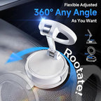 Car Phone Holder for Magsafe [78+LBS Strongest Suction & 2400gf Magnetic] 360° Adjustable Car Phone Mount, Phone Holders for Your Car for iPhone 17 Pro Max 16 15 14 13 12 Air Plus, White