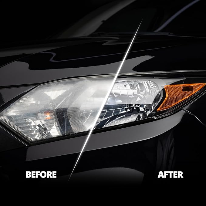 Ceramic Headlight Restoration Professional Detailer Pack (20 Ceramic Wipes) - Brings Headlights Back to Like New Condition - Step 3 Only (Pack of 2)
