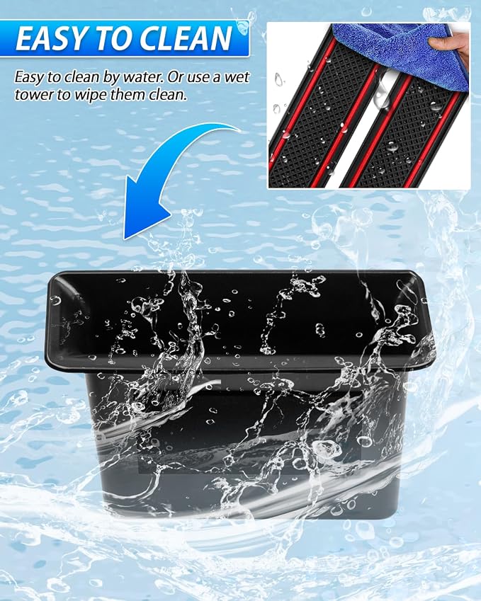 Door Side Organizer Tray for 2022-2025 2026 VW Volkswagen Golf GTI R MK8 Accessories Front & Rear Door Side Storage Box Grab Handle Pocket Box Insert 4PCS