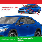 Goodyear Shatterproof in-Channel Window Deflectors for Subaru WRX 2022-2026, Rain Guards, Window Visors for Cars, Vent Deflector, Car Accessories, 4 pcs - GY008099