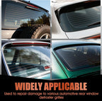 Copper Conductive Paint with Masking Tape and Scraper, High Conductivity, Used to Repair Various Types of Damage to Automotive Rear Window Defroster Grilles, 0.33 oz