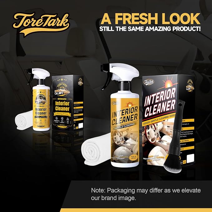 Interior Car Cleaner Kit for Tesla, pH-Neutral Safe for All Surface, 2-in-1 Modes Car Upholstery Cleaner for BMW Accessories, Cleaning Kit Interior for Mercedes Benz Car Accessories