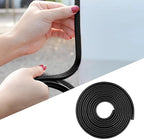 Car Door Edge Guards, Universal 16Ft Rubber Seal Trim Protector, U Shape Door Edge Protector Guard, Aluminum Boat Edge Guards, Car Decoration Accessories (Black)