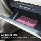 Car Registration and Insurance Card Holder, Vehicle Glove Box Card Organizer Wallet Automobile Accessories for License