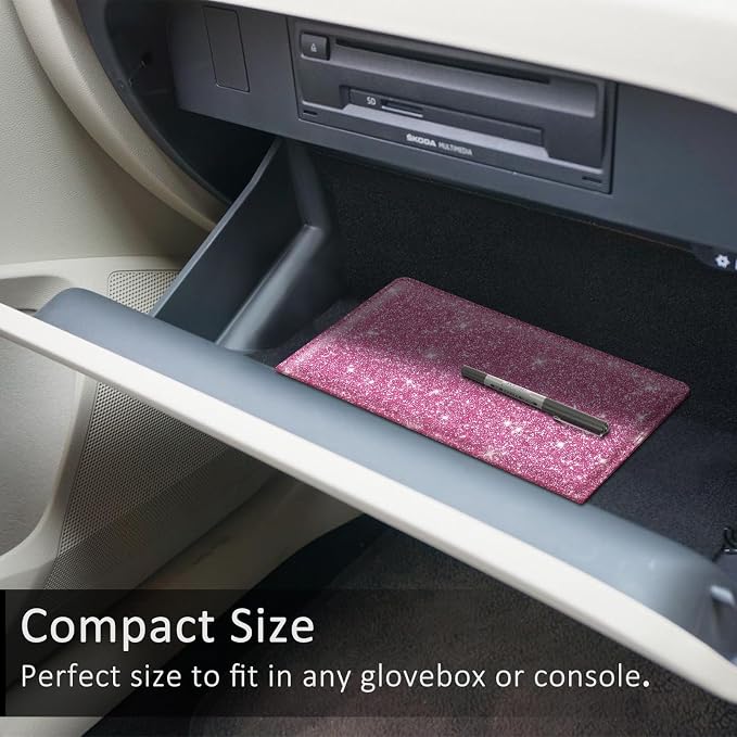 Car Registration and Insurance Card Holder, Vehicle Glove Box Card Organizer Wallet Automobile Accessories for License