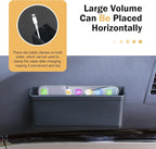 Car Storage Bag, Multifunctional Center Console Organizer, Car Side Storage Pocket Tray, for Seats Doors Consoles (Black)