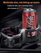 Car Cup Holder Expander with Adjustable Base Fits Mugs & Ashtray | Fit Bottle within 2.7”|With Expandable Base|2 in 1 Cup Holder Adapter| for Car with Expandable Insert
