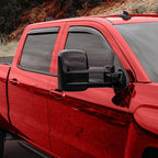 Voron Glass in-Channel Extra Durable Rain Guards for Chevrolet (Chevy) Silverado 2500HD/3500HD 2015-2019 Crew Cab, Window Deflectors, Vent Window Visors, 4 Pieces - 200825
