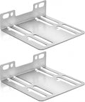 Car Stereo Install Kit Pair Audio Bracket for Double Din Radio Mount Navigation Audio Stand Iron Body Bracket for Secure Headboard Mounting 2 Pcs