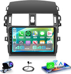 4Core 4G+64G Android 15 Car Radio for Toyota Corolla 2009-2013, 5G-WiFi, Car Stereo Wireless Carplay, 9'' HD Touchscreen Mirror Link GPS Navigation Bluetooth FM/RDS EQ-32 SWC Backup Camera