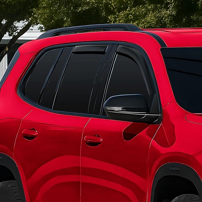 Voron Glass in-Channel Extra Durable Rain Guards for GMC Acadia 2024-2026, Window Deflectors, Vent Window Visors, 4 Pieces - 200819