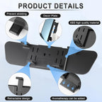 Anti Glare Rear View Mirror, Universal 12'' (305mm), Wide Angle Panoramic Convex Rearview Mirror, Clip-on to Original to Eliminate Blind Spot and Antiglare for Cars SUV Trucks