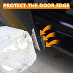 Car Door Corner Edge Guards 4pcs Bling Rhinestone Anti-Scratch Car Door Edge Protector Sticker Door Corner Bumper Sticker(AB White)