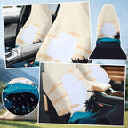 2 Pack Car Seat Towel Covers Athletic Running Towel Performance Microfiber Post Workout Sweat Washable Cover Non Slip for Seat Outdoor Sport (Shenandoah)