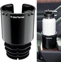 Large Stable Cup Holder Expander for YETI, Hydro Flask, Hold 18-40 oz Bottles and Mugs, Car Cup Holder Adapter with Adjustable Rubber Base