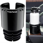 Large Stable Cup Holder Expander for YETI, Hydro Flask, Hold 18-40 oz Bottles and Mugs, Car Cup Holder Adapter with Adjustable Rubber Base
