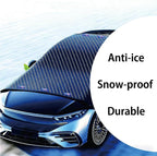 Windshield Snow Cover for Cars - 600D Windshield Snow Cover with Side Mirror Cover Heavy Duty, Standard Winter Frost Hail Protector for Most Cars,Sedan,SUV（4 Pcs）