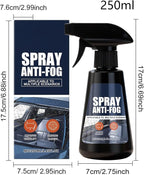 Anti Fog Spray for Car Windshield,250ml Glass Agent | Windshield Defogger - for Truck Outdoor Daily Commute Winter Morning Highway Garage