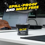 Black Frost Scent Gel Can Air Freshener, Adjustable Car Air Freshener Gel With Touchless Vent Control For Cup Holder, Under Seat, Office And Home Use - 3 Pack