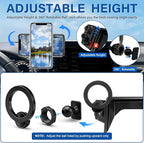 Car Phone Holder for 2019-2025 Toyota RAV4 Accessories 7/8-inch | Strong Magnetic Cell Phone Mount for Magsafe iPhone, 360° Hands-Free No Air Vent Blockage One-Hand Operation Stable Stand
