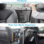 Deluxe More Durable Waterproof Backseat Protector, High Heat Resistant and Nonslip Back Seat Cover for Dogs Kids, Universal Size Fits Cars, Trucks, SUVs