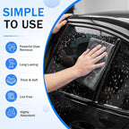 10 Pcs 13"x17" 10 Car Shammy Cloth for Car Drying, Super Absorbent Chamois Towels, Reusable Scratch Free Wash Drying Towels for Auto Detailing, Rv, Boat, Motorcycle (Dark Color)