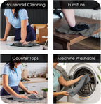 Microfiber Cleaning Cloths (Value Pack of 48) - Size 16 x 16 Inches, Highly Absorbent Cleaning Rags, Lint Free, Reusable and Washable, Microfiber Towels for Cars