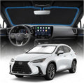 for Lexus NX NX250 NX350 NX350h NX450h+ Sun Shade Windshield Cover - Custom Fit NX Accessories 2022-2025 2026 Sunshade Foldable UV Protection & Heat Shield Sun Visor Accessories