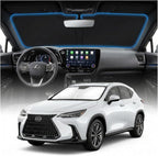 for Lexus NX NX250 NX350 NX350h NX450h+ Sun Shade Windshield Cover - Custom Fit NX Accessories 2022-2025 2026 Sunshade Foldable UV Protection & Heat Shield Sun Visor Accessories