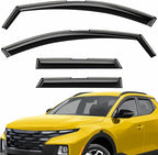 Extra Durable Window Deflectors in-Channel Window Visors Rain Guards Fit for Hyundai Santa Cruz 2022-2026, Sun Visors, Wind Vent for Shades, Exterior Car Accessories - 4pcs. AG0482