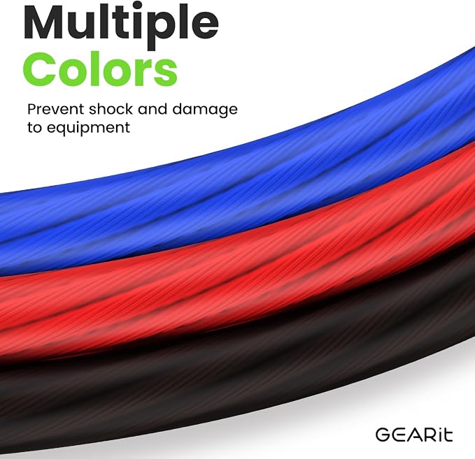 8 Gauge Wire 10 ft Red, 8 AWG Battery Cable CCA, Copper-Clad Aluminum Power Cable for Car Audio Amp, Automotive, RV