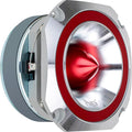 Heavy Duty Super Tweeter (ATR-4053-RED), 400 Watts, Die Cast Aluminum Frame, Candy Red, Diamond Chrome Cutting Fnish, 1.5” Kapton Voice Coil, 4-8 Ohms