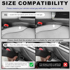 2PCS Car Seat Gap Fillers with Dual Storage Slots,2026 New Car Gap Seat Filler to Stop Items Falling,Universal in Between Cars Seats Catcher as Cars Interior Accessories
