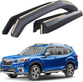 Goodyear Shatterproof in-Channel Window Deflectors for Subaru Forester 2019-2024, Rain Guards, Window Visors for Cars, Vent Deflector, Car Accessories, 4 pcs - GY008422