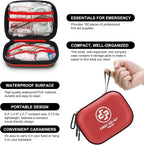 Mini Car First Aid Kit — 150-Piece Waterproof Emergency Case