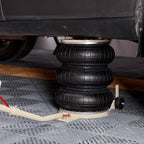 Air Jack, 3T / 6600 lbs Triple Bag Air Jack, Airbag Jack with Six Steel Pipes, Lift up to 17.7 inch/450 mm, 3-5 s Fast Lifting Pneumatic Jack, with Long Handles for Car, Garage, Repair