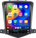 8Core 4G RAM Car Radio Stereo for Chevrolet Chevy Cruze 2009-2015: Android 13 Tesla Style Touchscreen Head Unit Backup Camera Wireless CarPlay Andriod Auto GPS SWC 5GWiFi FM DSP 36EQ
