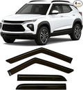 2021-2026 Tape-On Rain Guards for Chevrolet Chevy Trailblazer (Crossover) Side Window Visor Deflectors LS LT ACTIV RS Durable Tinted Shades 2022 2023 2024 2025