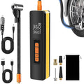 Tire Inflator Portable Air Compressor, 5X Faster 150 PSI Portable Tire Inflator for Car, Built-in Magnetic Storage, Auto Shut-Off Cordless Air Pump, LED Light for Cars, Motor, Bikes